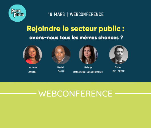 Maître Didier DEL PRETE participera à une webconférence portant sur le thème : Rejoindre le service public : avons-nous tous les mêmes chances ?