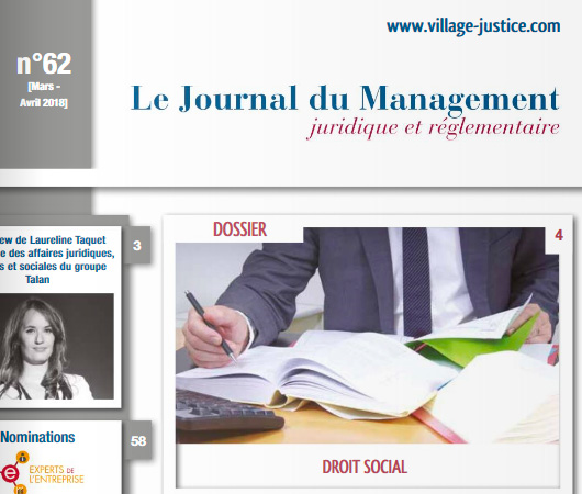 Notre cabinet intègre le classement 2018 des avocats de référence en Droit de la sécurité sociale et de la protection sociale du Journal du Management Juridique et Règlementaire